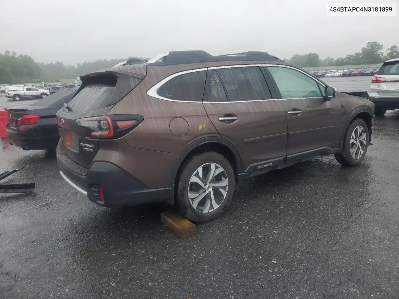 2022 Subaru Outback Touring VIN: 4S4BTAPC4N3181899 Lot: 61002835