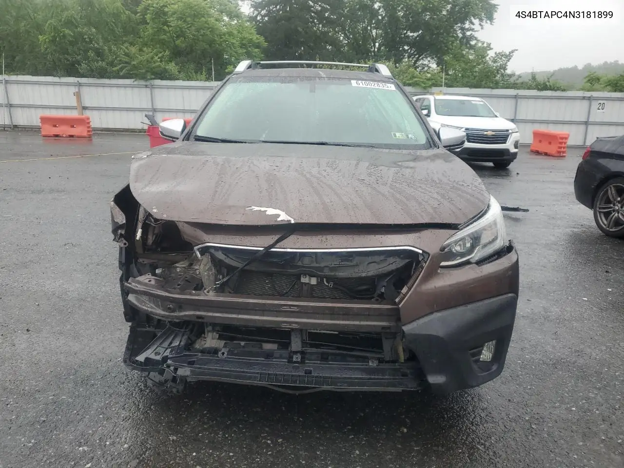2022 Subaru Outback Touring VIN: 4S4BTAPC4N3181899 Lot: 61002835