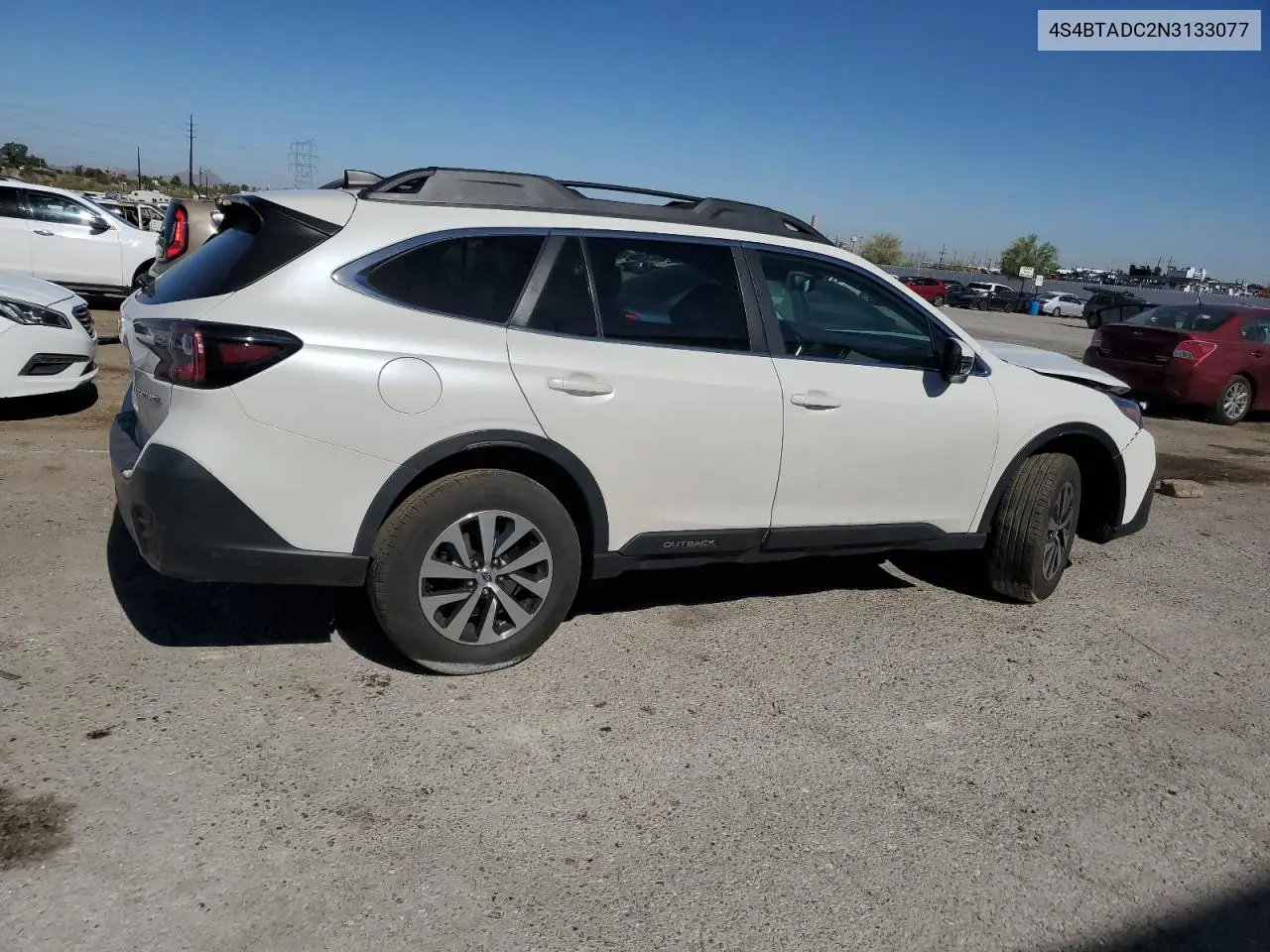 2022 Subaru Outback Premium VIN: 4S4BTADC2N3133077 Lot: 61166705