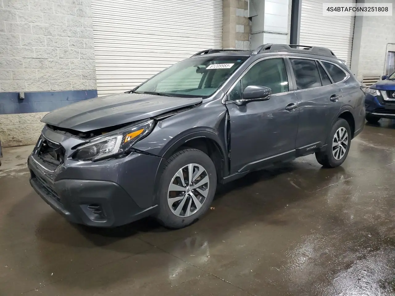 2022 Subaru Outback Premium VIN: 4S4BTAFC6N3251808 Lot: 61209985