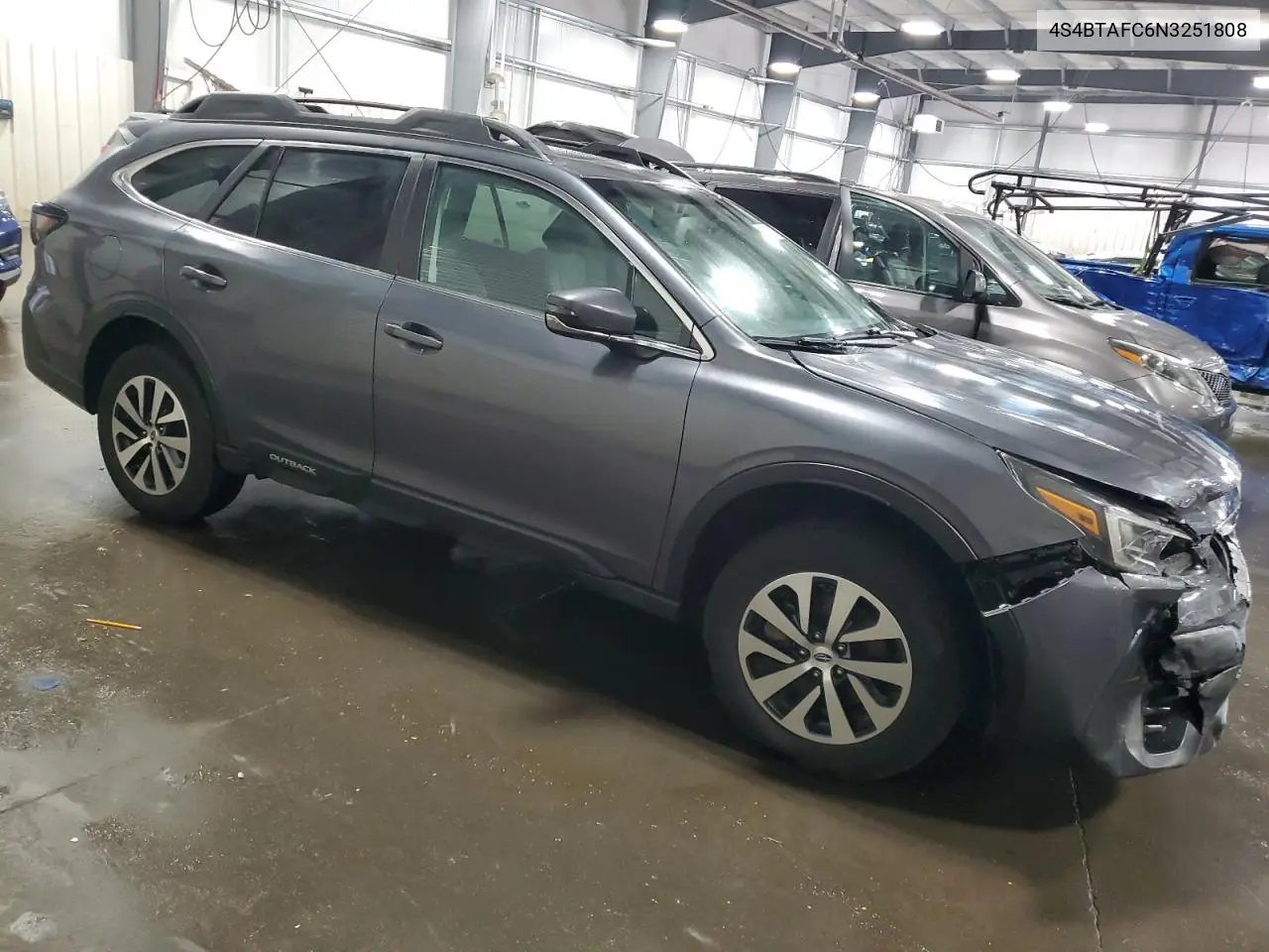 2022 Subaru Outback Premium VIN: 4S4BTAFC6N3251808 Lot: 61209985
