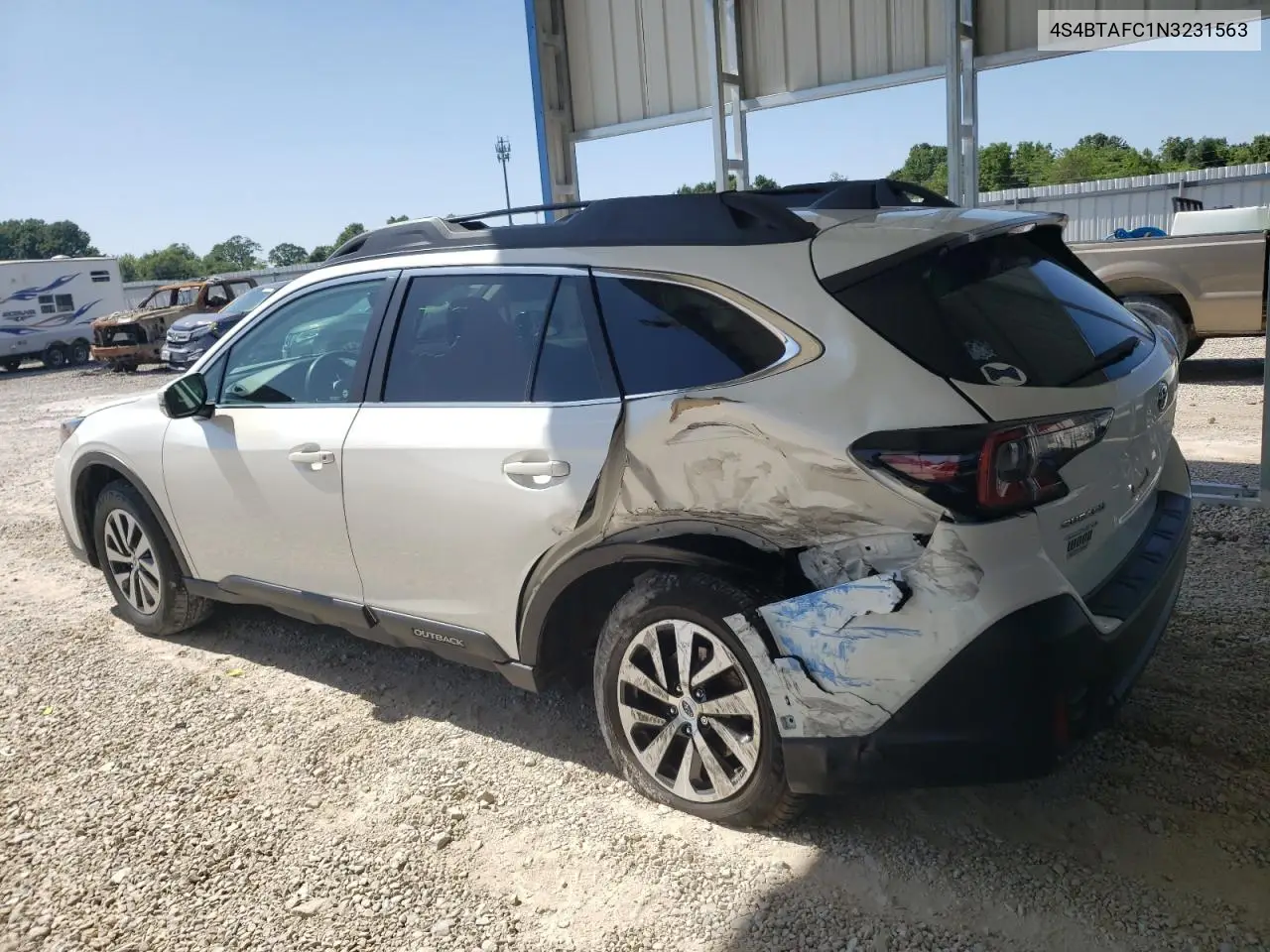 2022 Subaru Outback Premium VIN: 4S4BTAFC1N3231563 Lot: 61229795