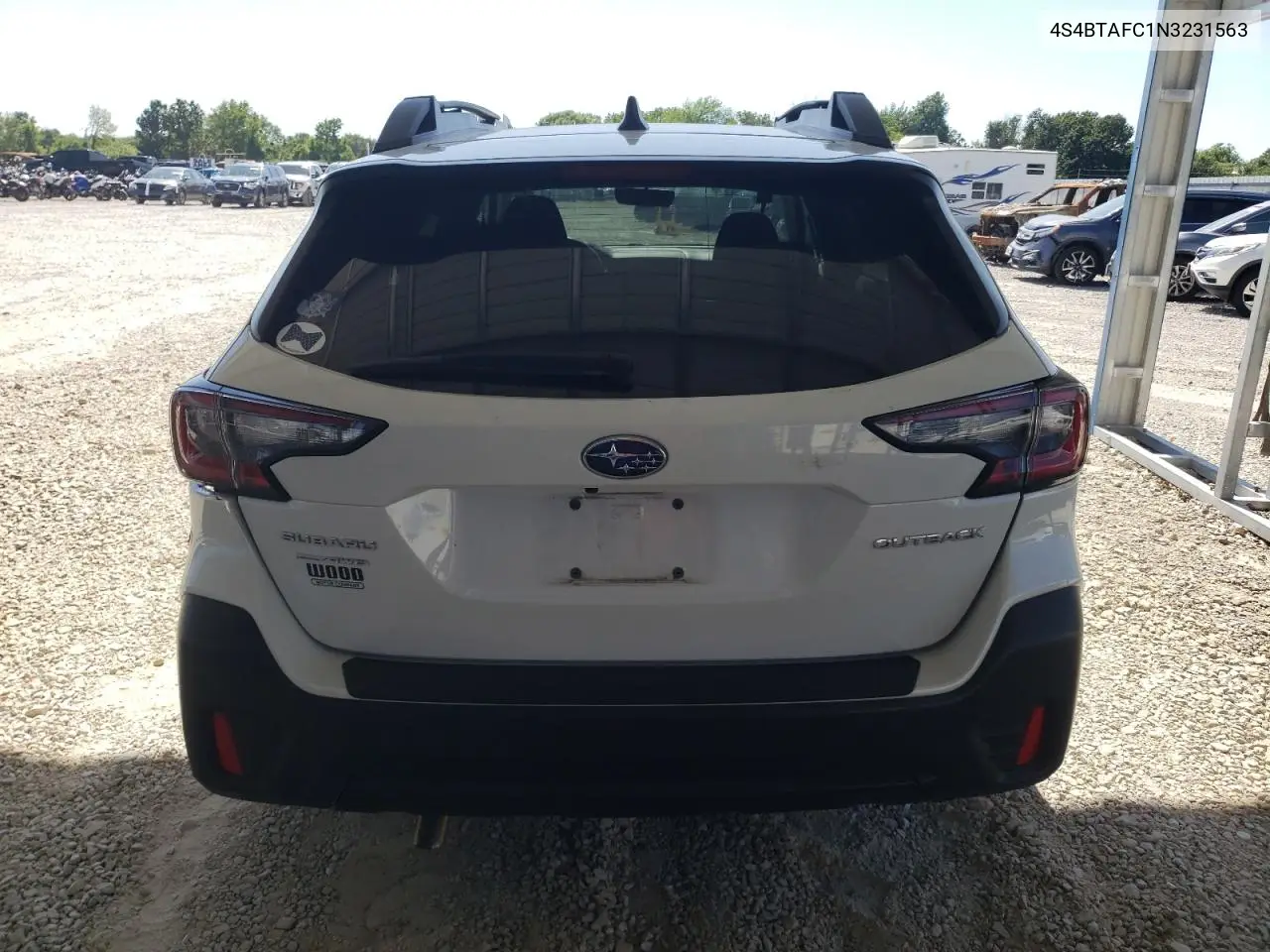 2022 Subaru Outback Premium VIN: 4S4BTAFC1N3231563 Lot: 61229795
