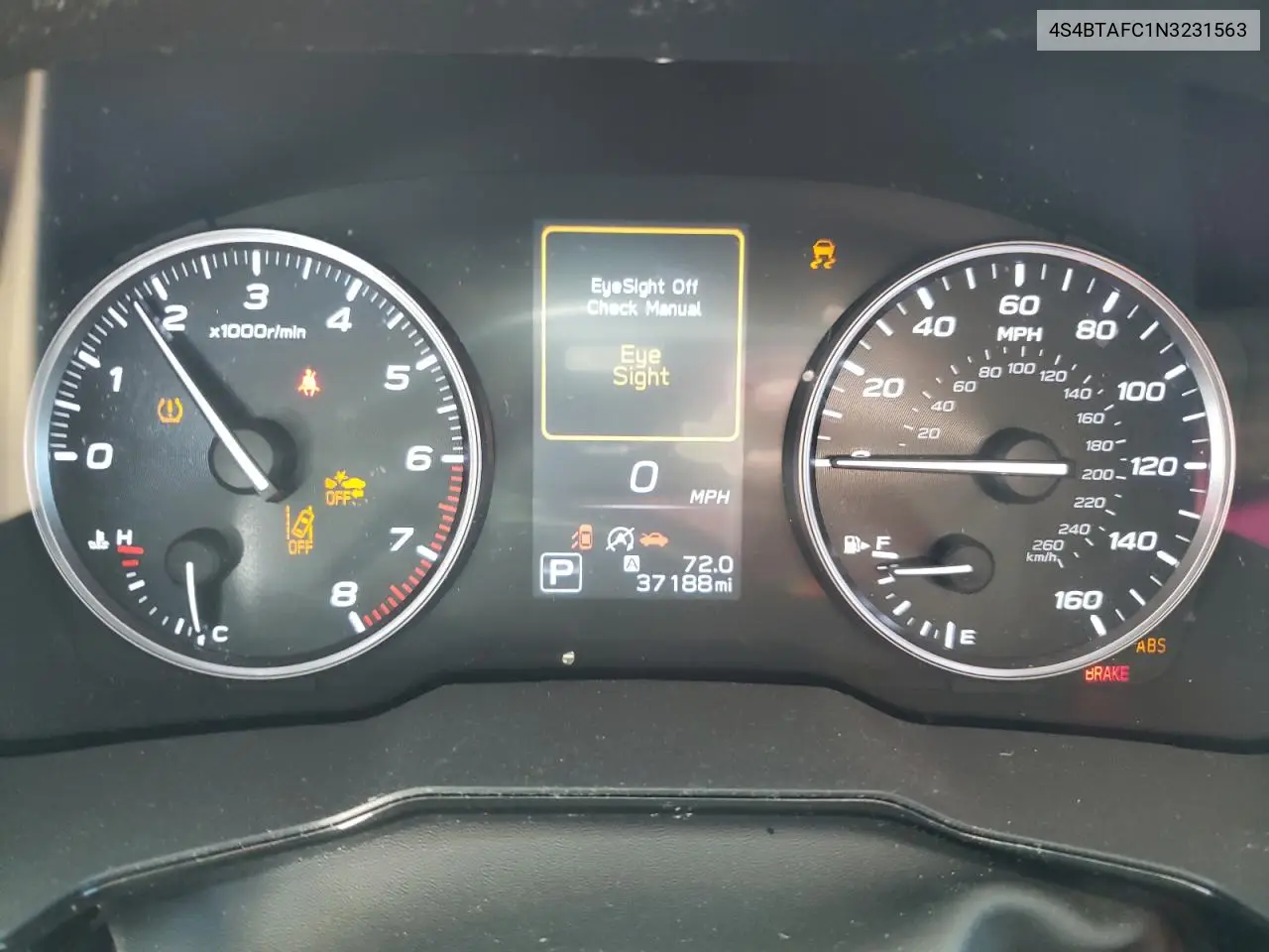 2022 Subaru Outback Premium VIN: 4S4BTAFC1N3231563 Lot: 61229795