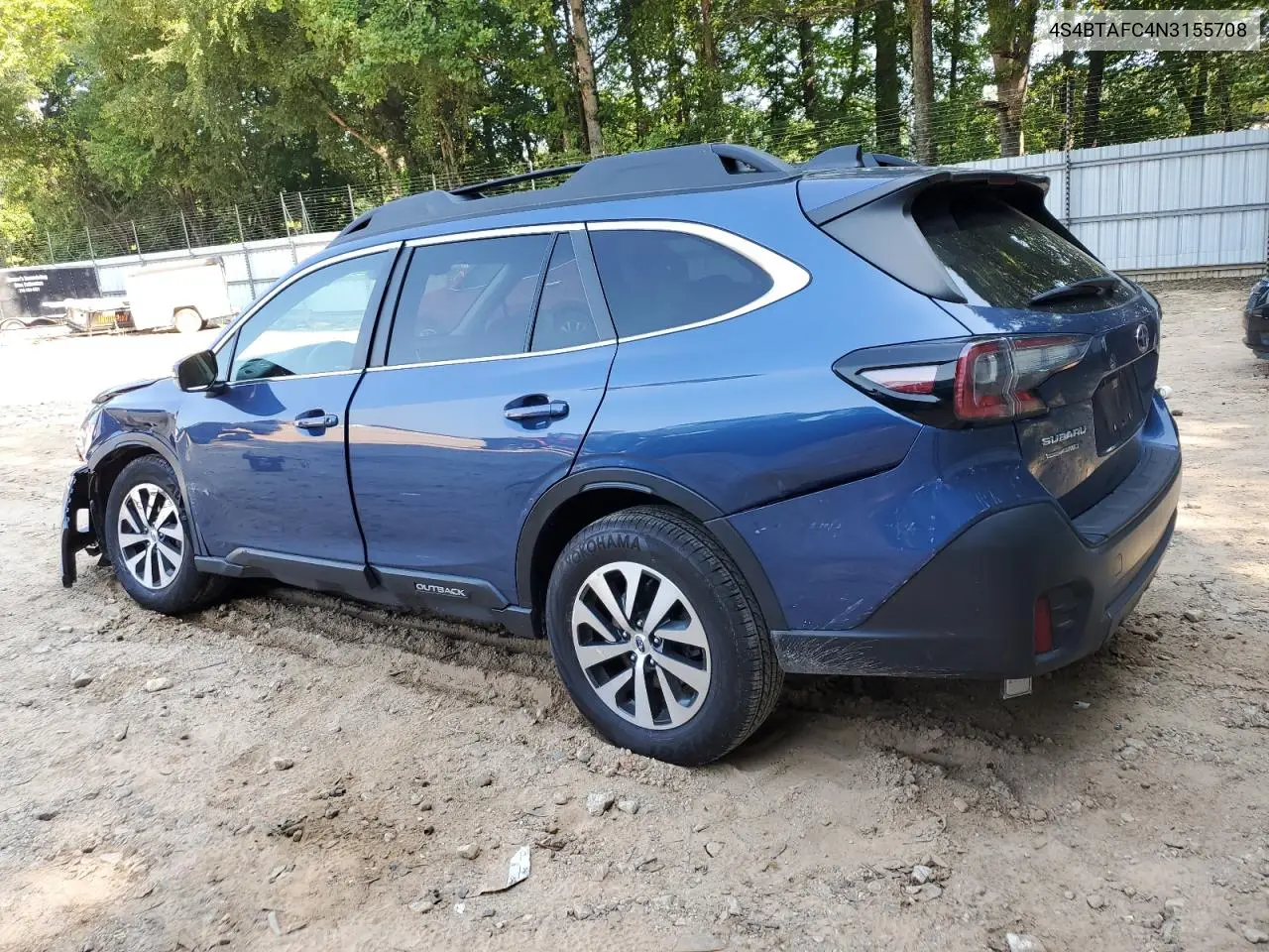 2022 Subaru Outback Premium VIN: 4S4BTAFC4N3155708 Lot: 61997685