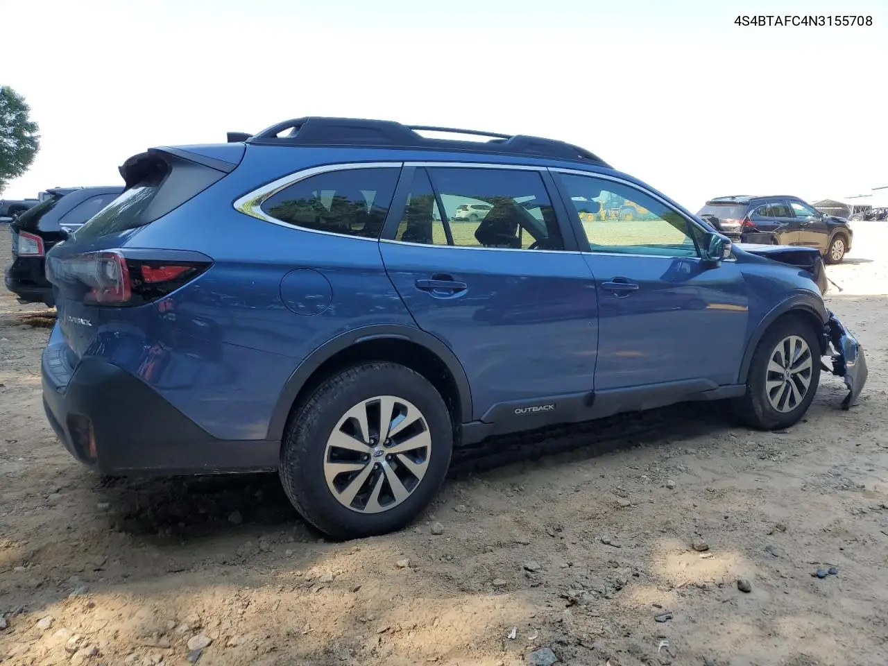 2022 Subaru Outback Premium VIN: 4S4BTAFC4N3155708 Lot: 61997685