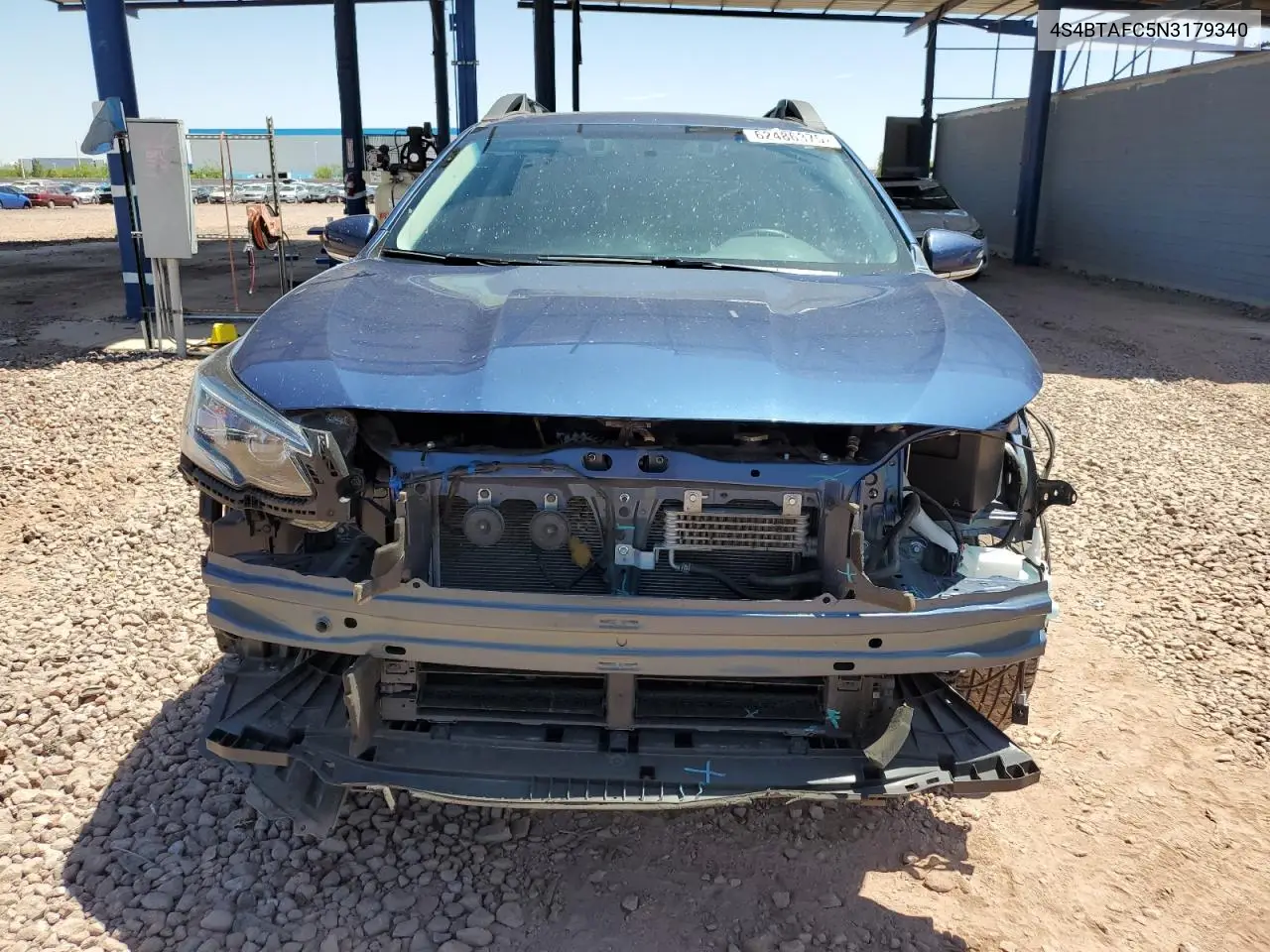 2022 Subaru Outback Premium VIN: 4S4BTAFC5N3179340 Lot: 62486375