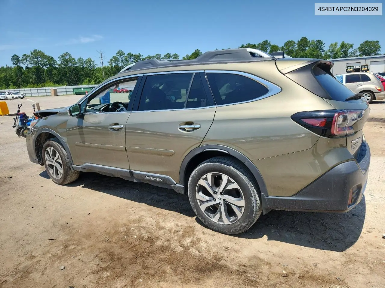 2022 Subaru Outback Touring VIN: 4S4BTAPC2N3204029 Lot: 62586705