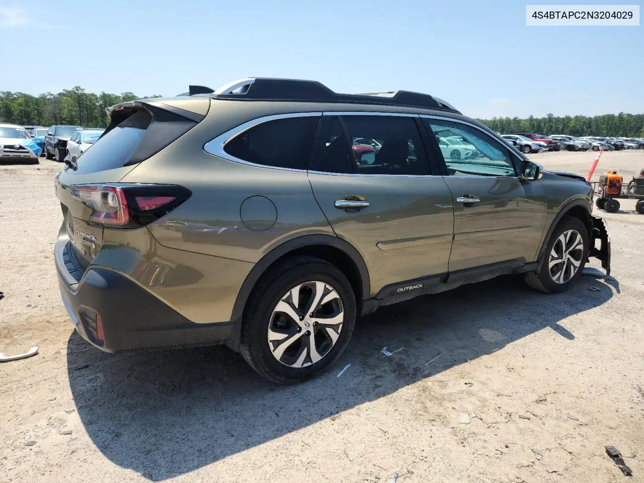 2022 Subaru Outback Touring VIN: 4S4BTAPC2N3204029 Lot: 62586705