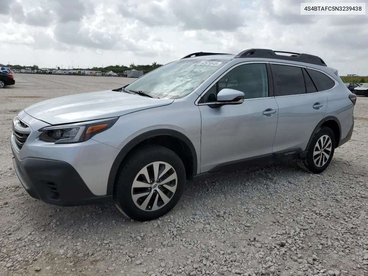 2022 Subaru Outback Premium VIN: 4S4BTAFC5N3239438 Lot: 62679545
