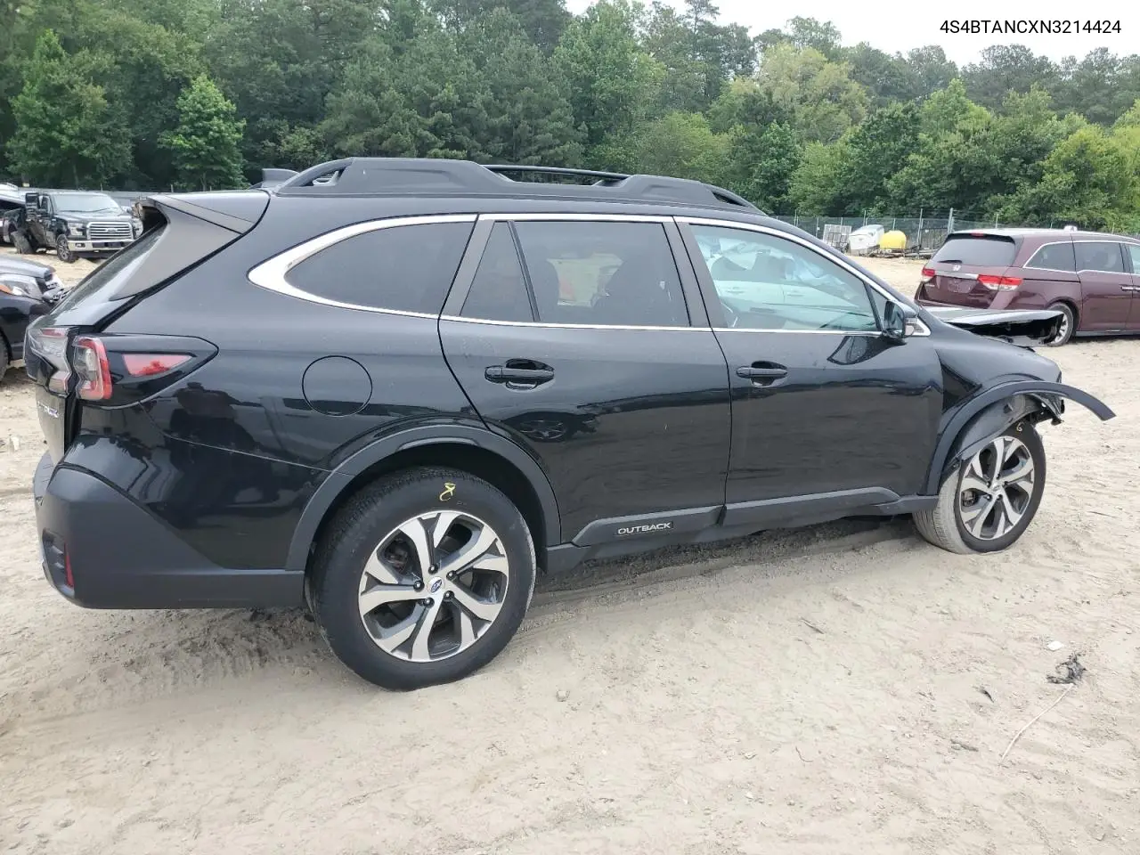 2022 Subaru Outback Limited VIN: 4S4BTANCXN3214424 Lot: 62685985
