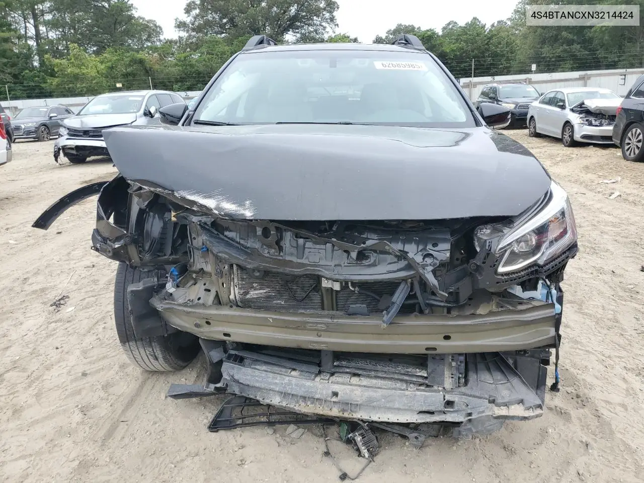 2022 Subaru Outback Limited VIN: 4S4BTANCXN3214424 Lot: 62685985