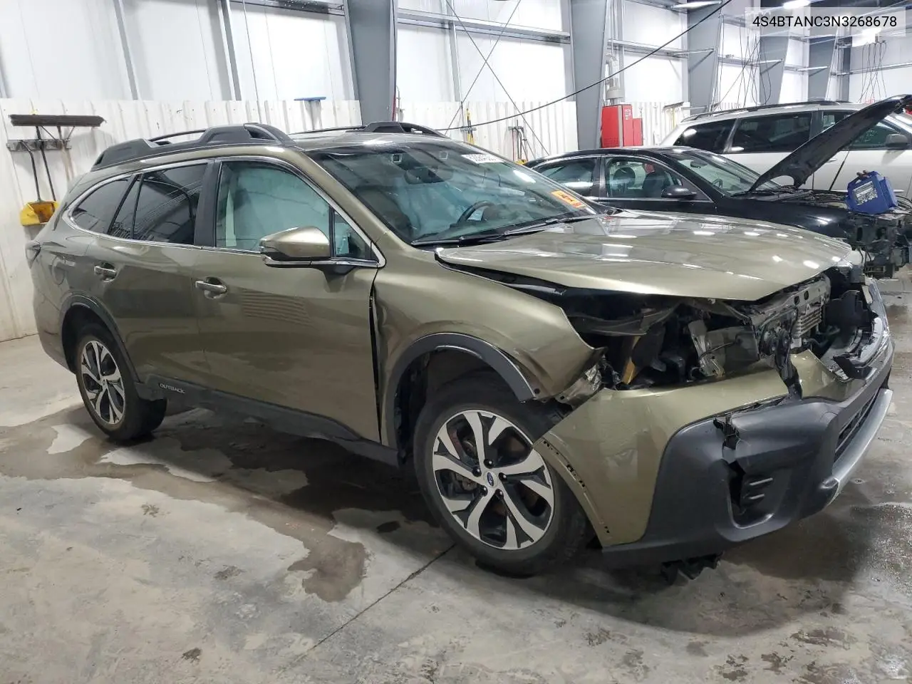 2022 Subaru Outback Limited VIN: 4S4BTANC3N3268678 Lot: 62884035