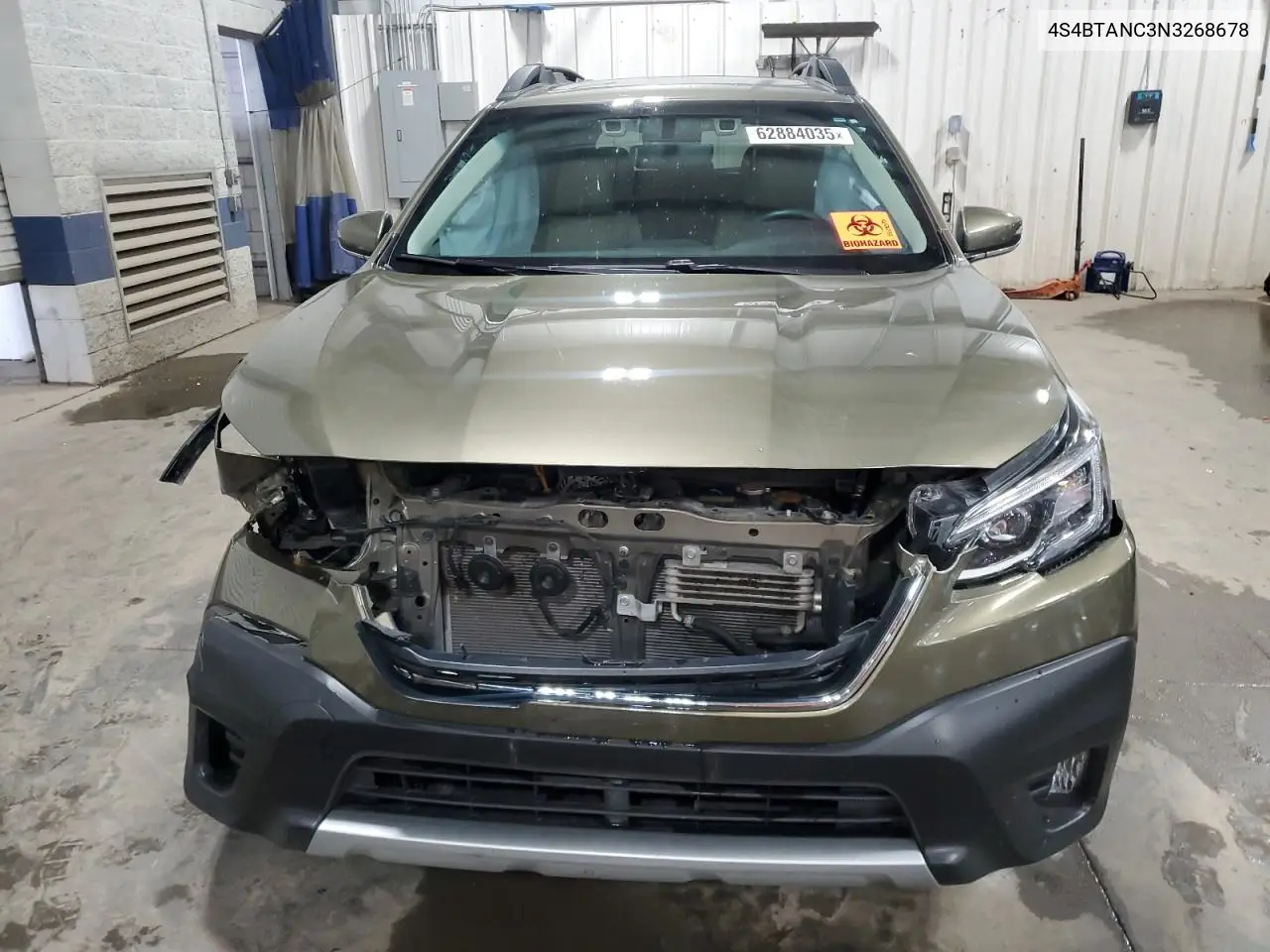 2022 Subaru Outback Limited VIN: 4S4BTANC3N3268678 Lot: 62884035
