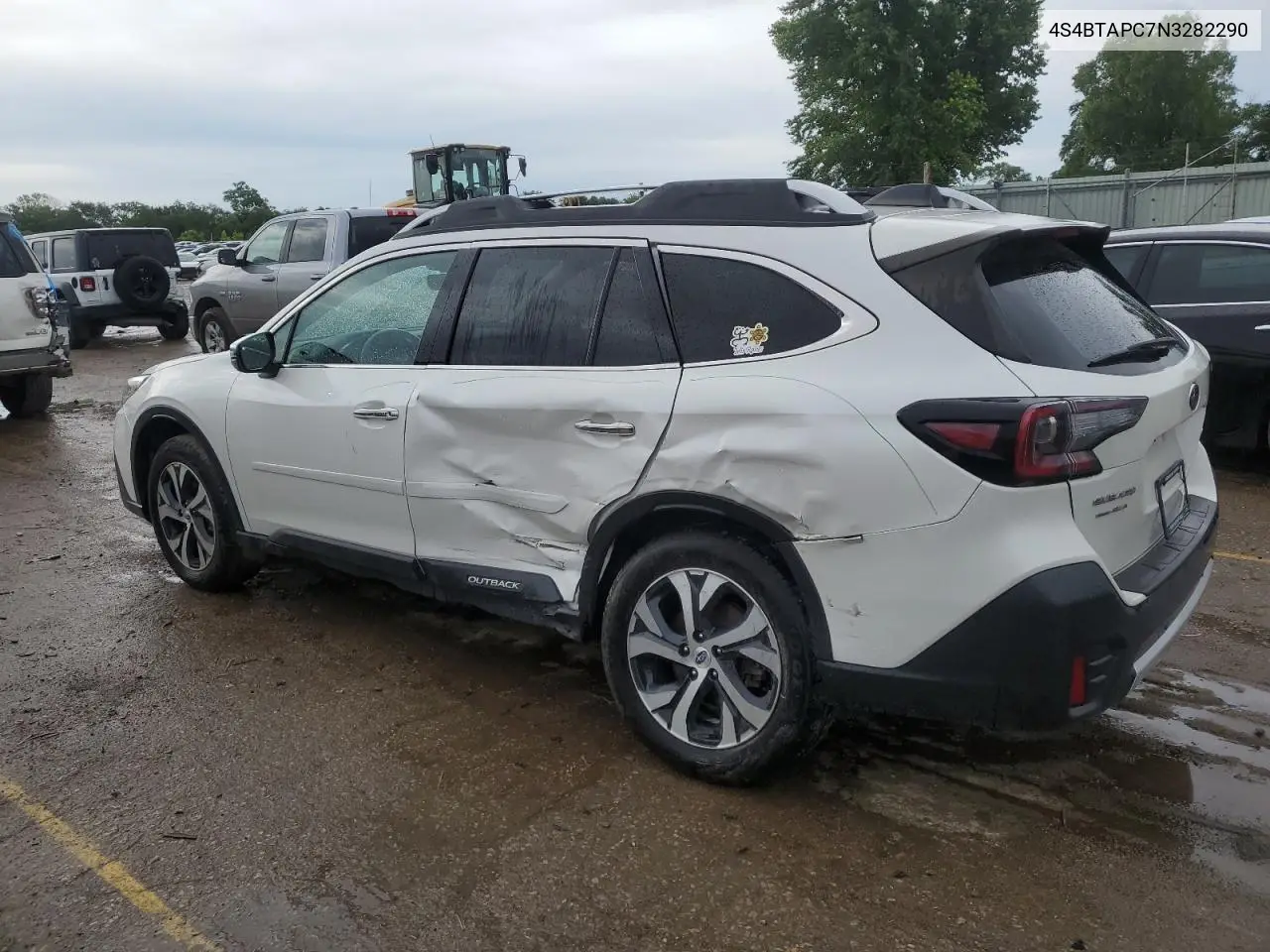 2022 Subaru Outback Touring VIN: 4S4BTAPC7N3282290 Lot: 63007235
