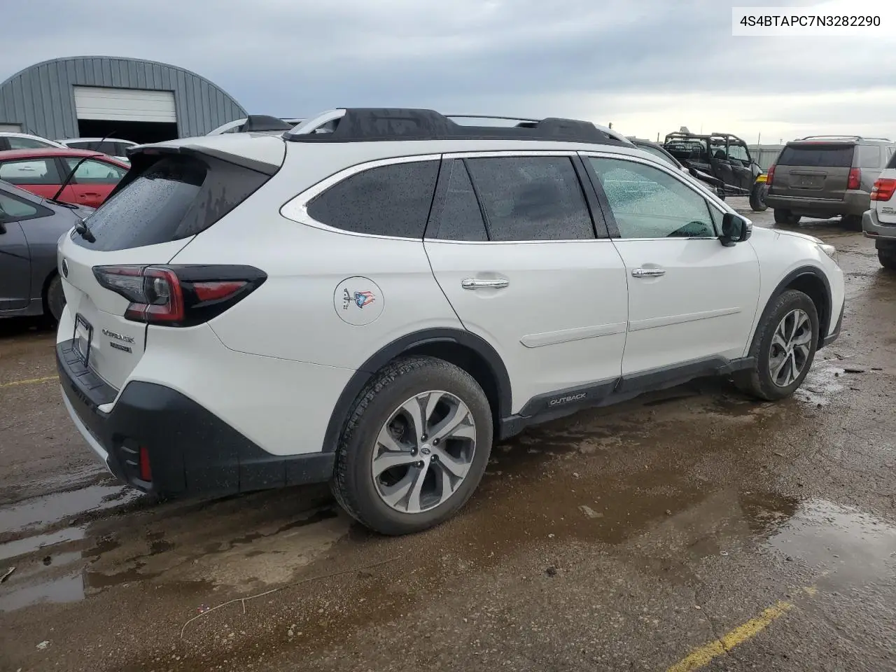 2022 Subaru Outback Touring VIN: 4S4BTAPC7N3282290 Lot: 63007235