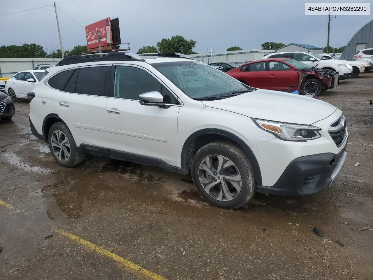 2022 Subaru Outback Touring VIN: 4S4BTAPC7N3282290 Lot: 63007235