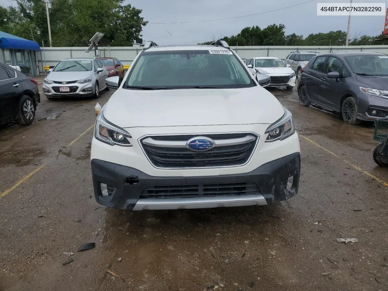 2022 Subaru Outback Touring VIN: 4S4BTAPC7N3282290 Lot: 63007235