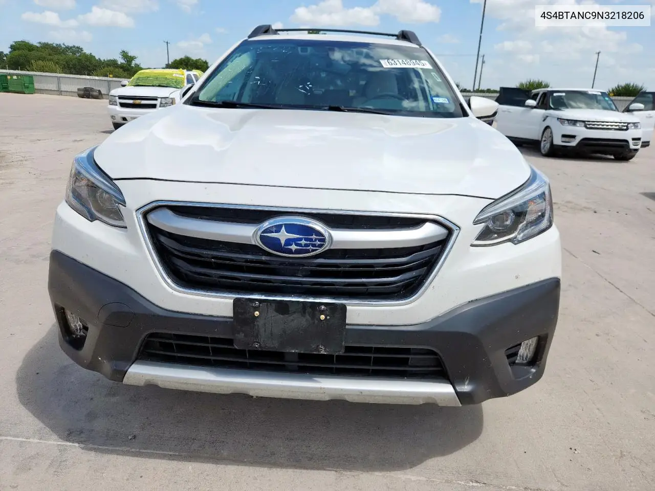 2022 Subaru Outback Limited VIN: 4S4BTANC9N3218206 Lot: 63148945