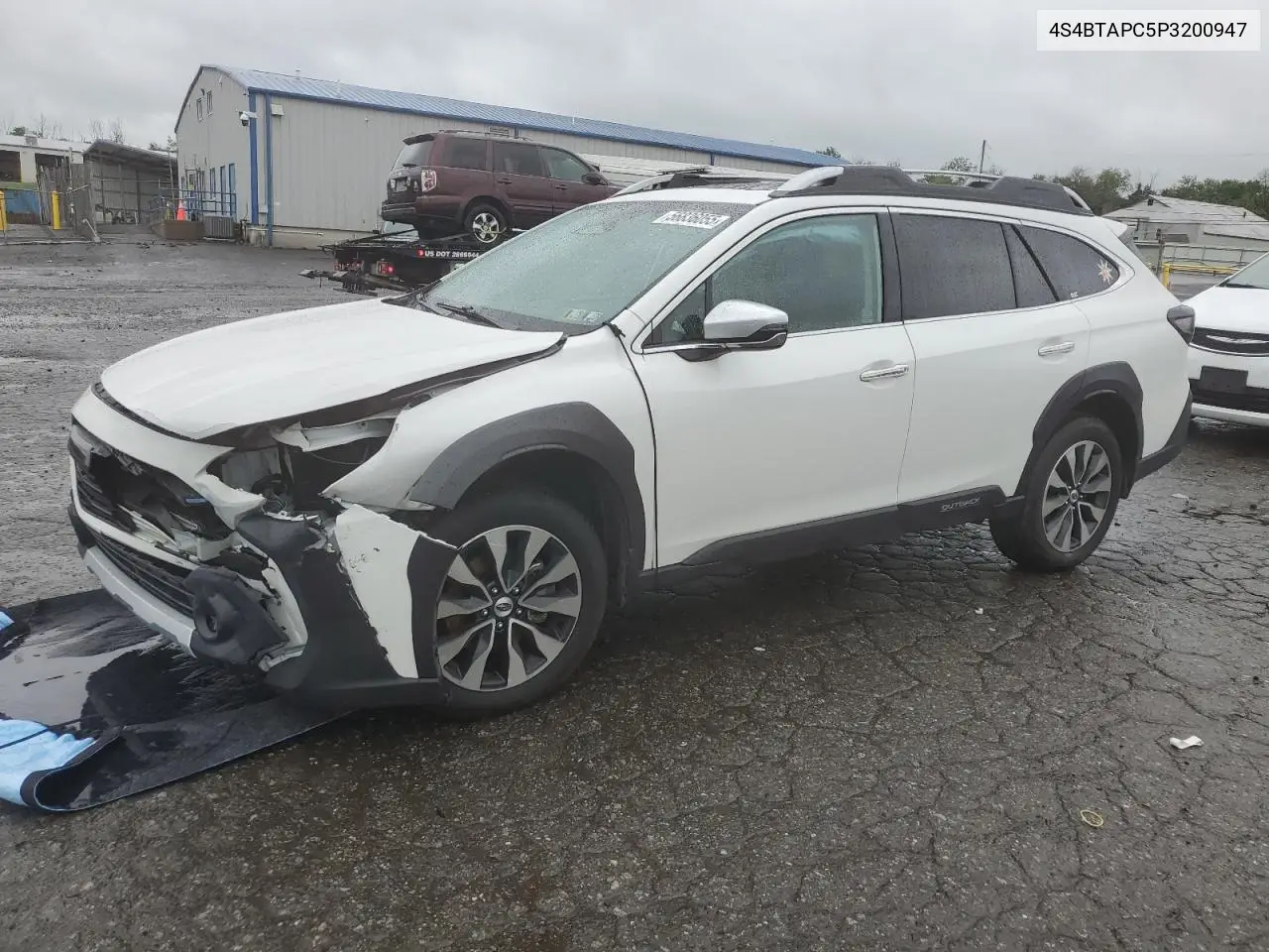 2023 Subaru Outback Touring VIN: 4S4BTAPC5P3200947 Lot: 56836055