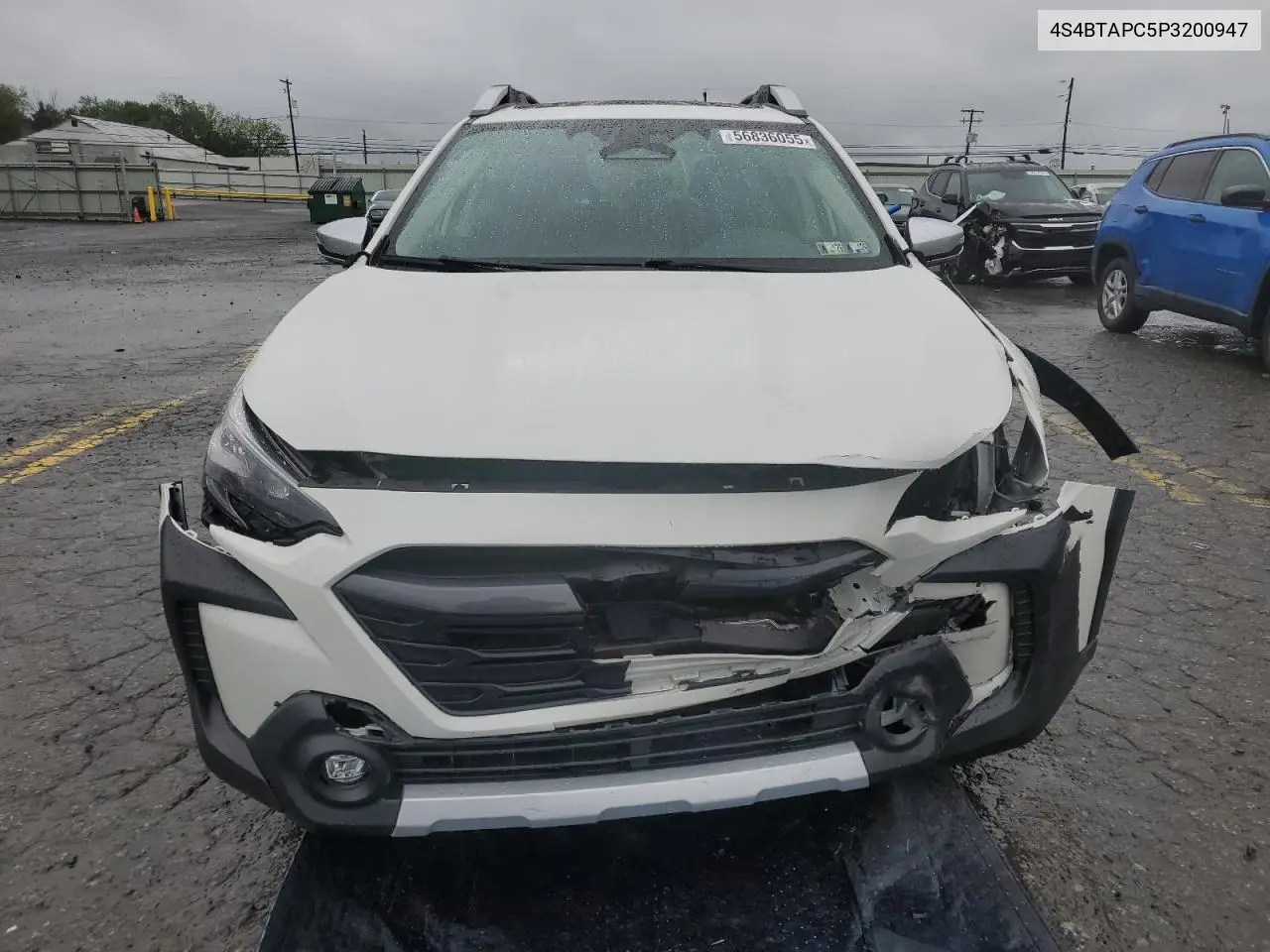2023 Subaru Outback Touring VIN: 4S4BTAPC5P3200947 Lot: 56836055
