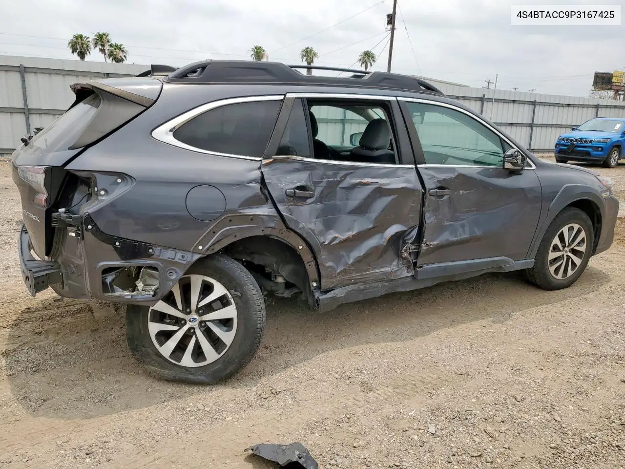 2023 Subaru Outback Premium VIN: 4S4BTACC9P3167425 Lot: 57362225
