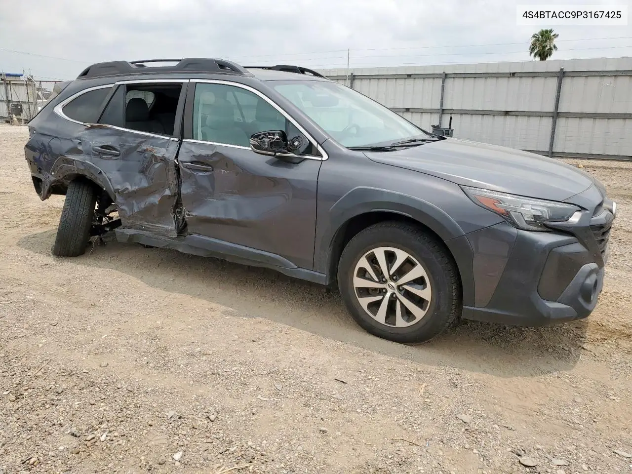 2023 Subaru Outback Premium VIN: 4S4BTACC9P3167425 Lot: 57362225