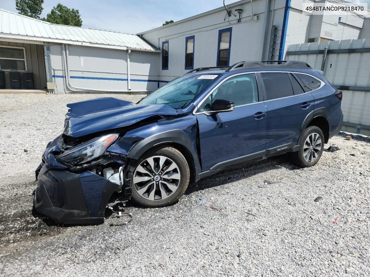 2023 Subaru Outback Limited VIN: 4S4BTANC0P3218470 Lot: 63086505