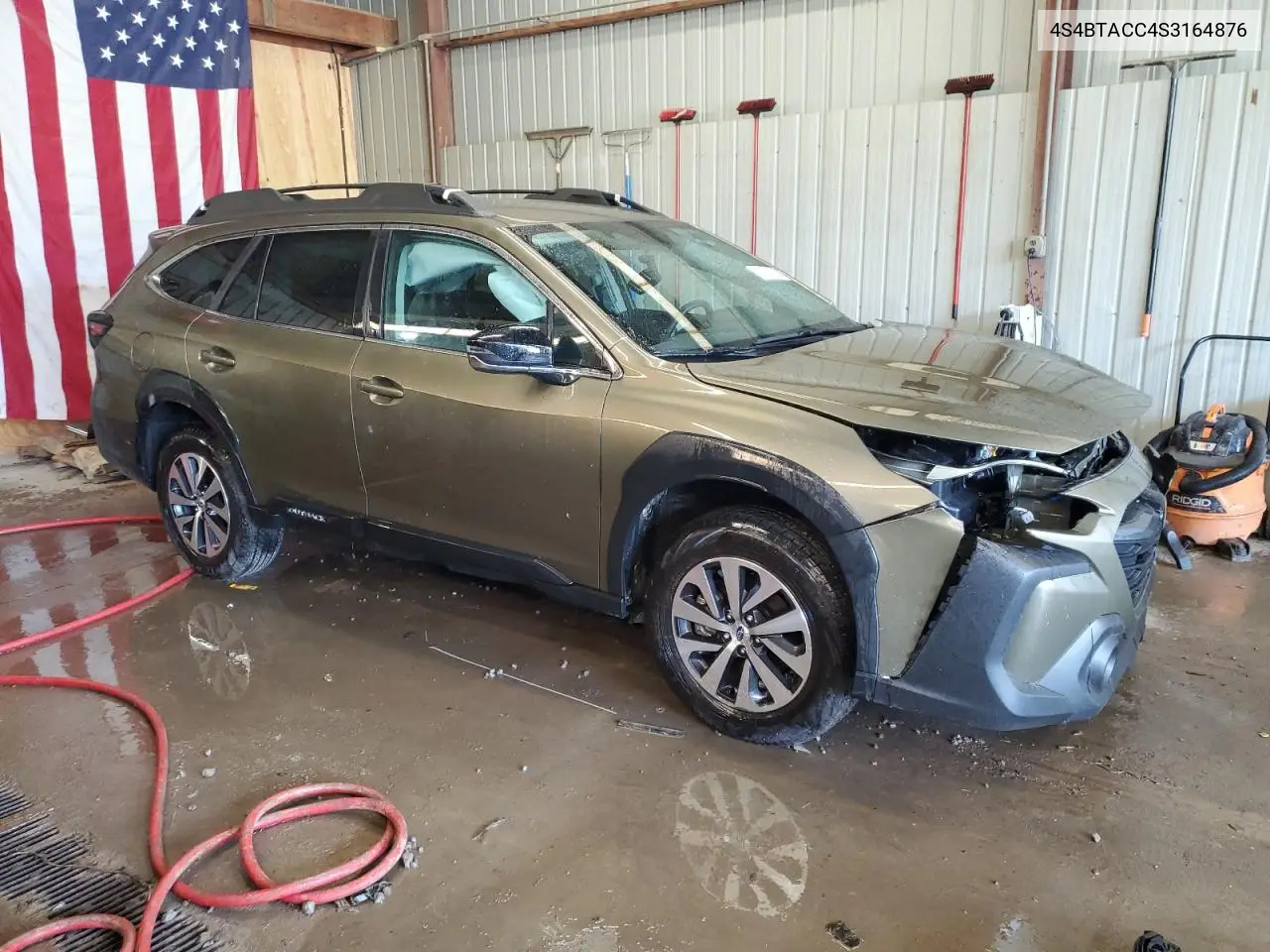 2025 Subaru Outback Premium VIN: 4S4BTACC4S3164876 Lot: 56761535