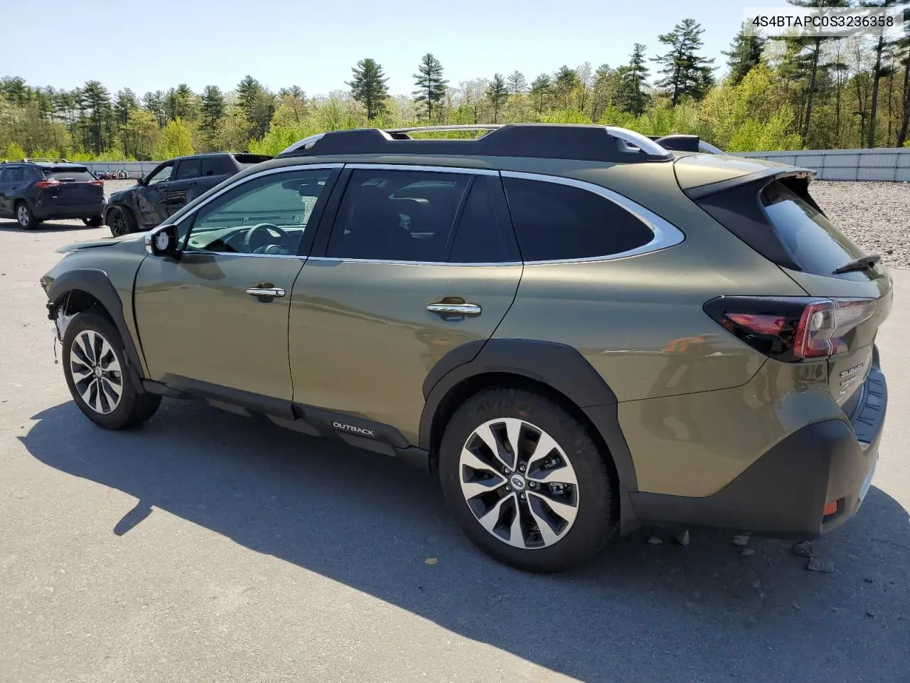2025 Subaru Outback Touring VIN: 4S4BTAPC0S3236358 Lot: 56849645