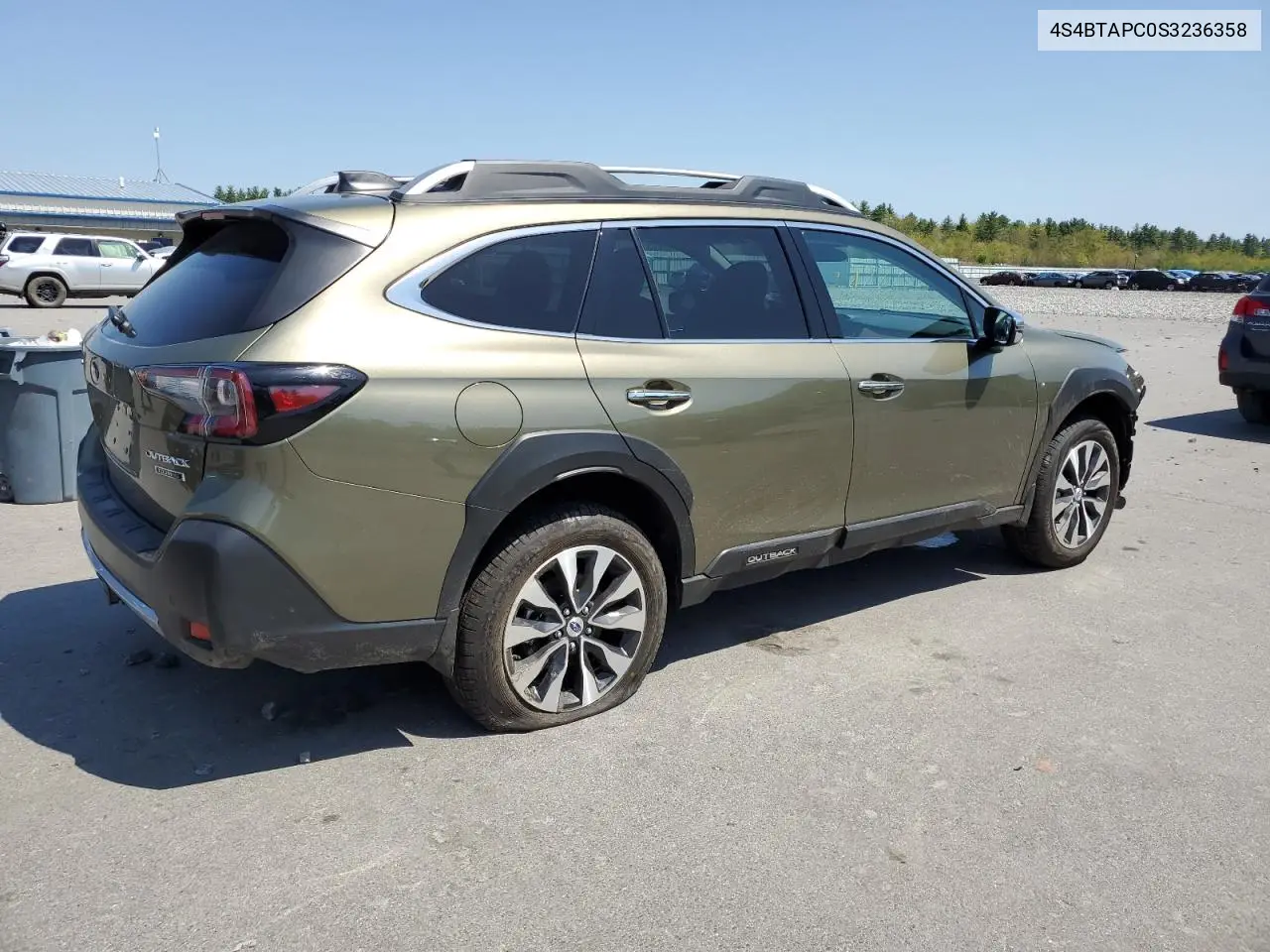 2025 Subaru Outback Touring VIN: 4S4BTAPC0S3236358 Lot: 56849645