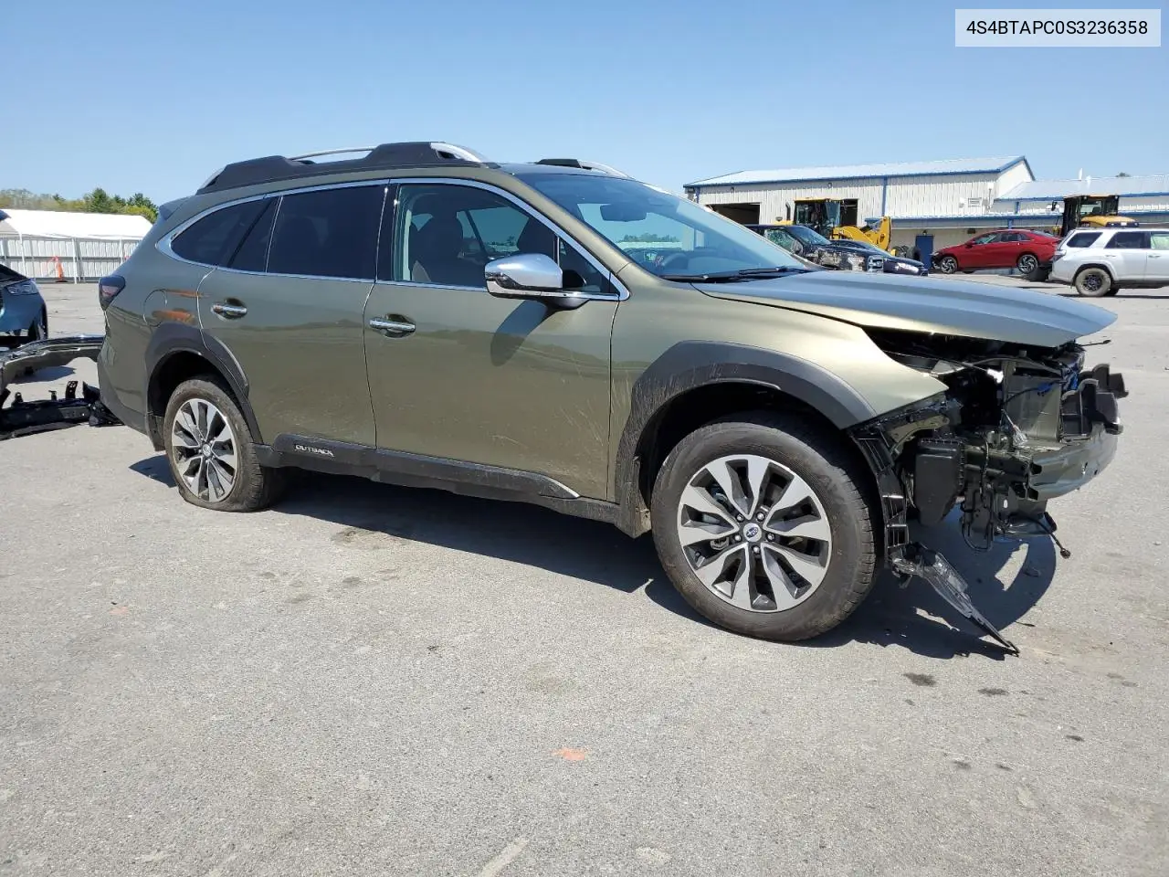 2025 Subaru Outback Touring VIN: 4S4BTAPC0S3236358 Lot: 56849645