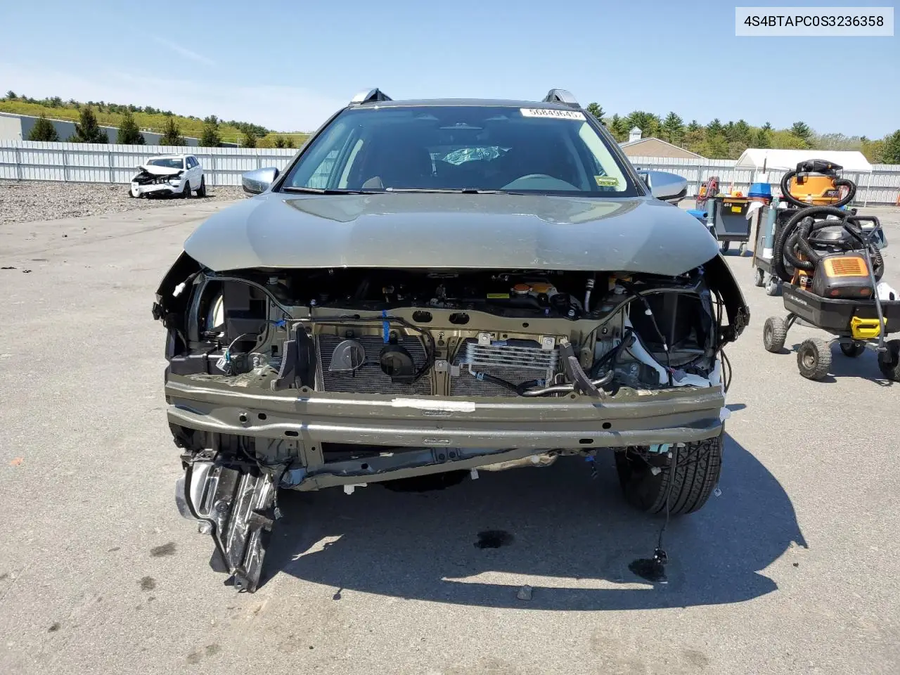 2025 Subaru Outback Touring VIN: 4S4BTAPC0S3236358 Lot: 56849645
