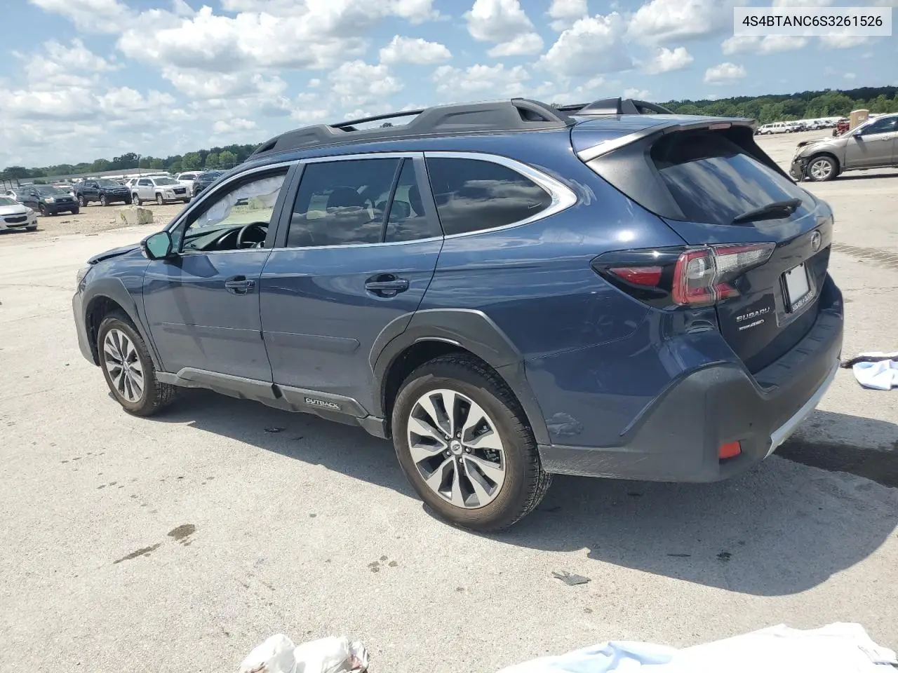 2025 Subaru Outback Limited VIN: 4S4BTANC6S3261526 Lot: 62854045