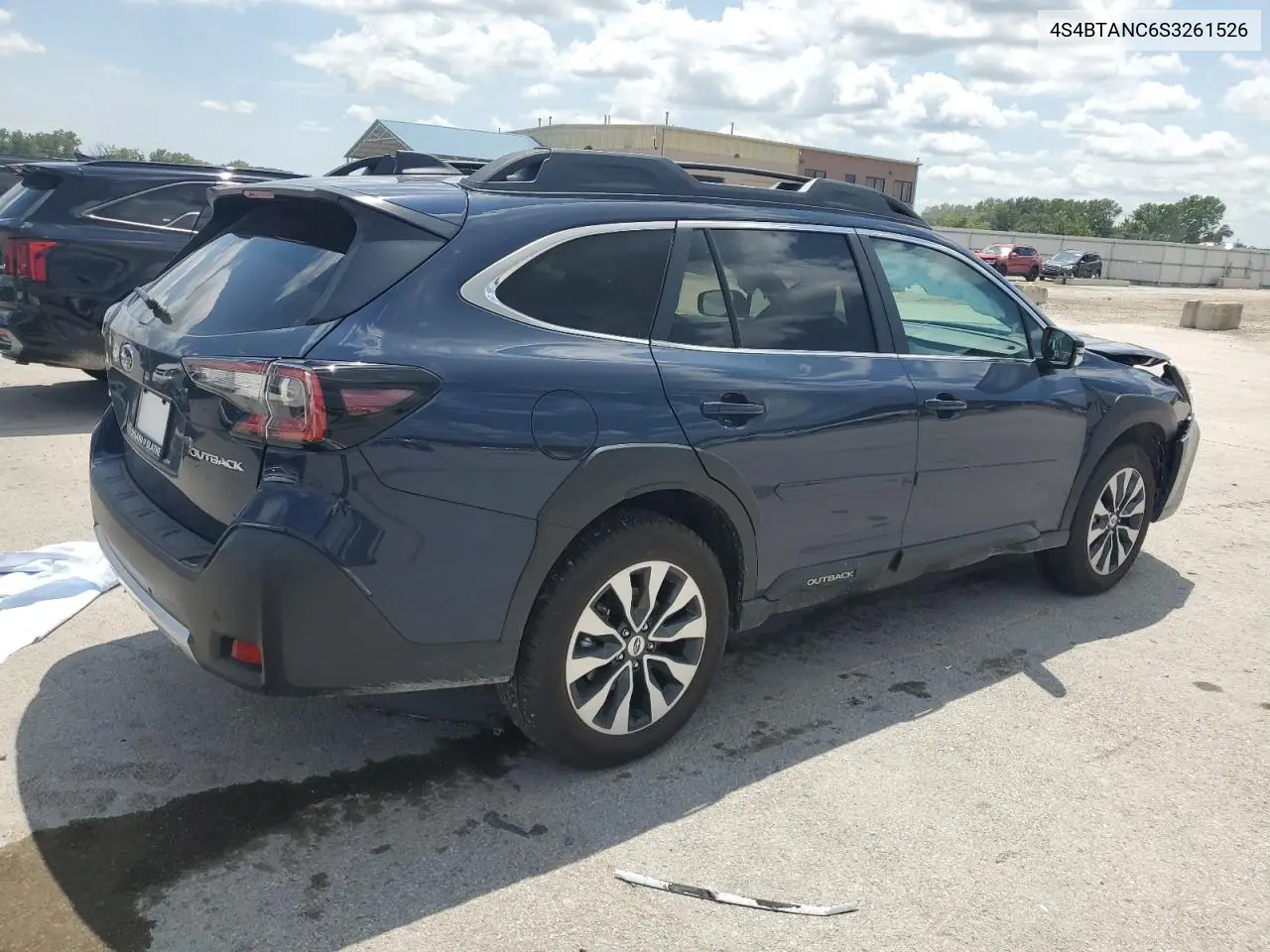 2025 Subaru Outback Limited VIN: 4S4BTANC6S3261526 Lot: 62854045