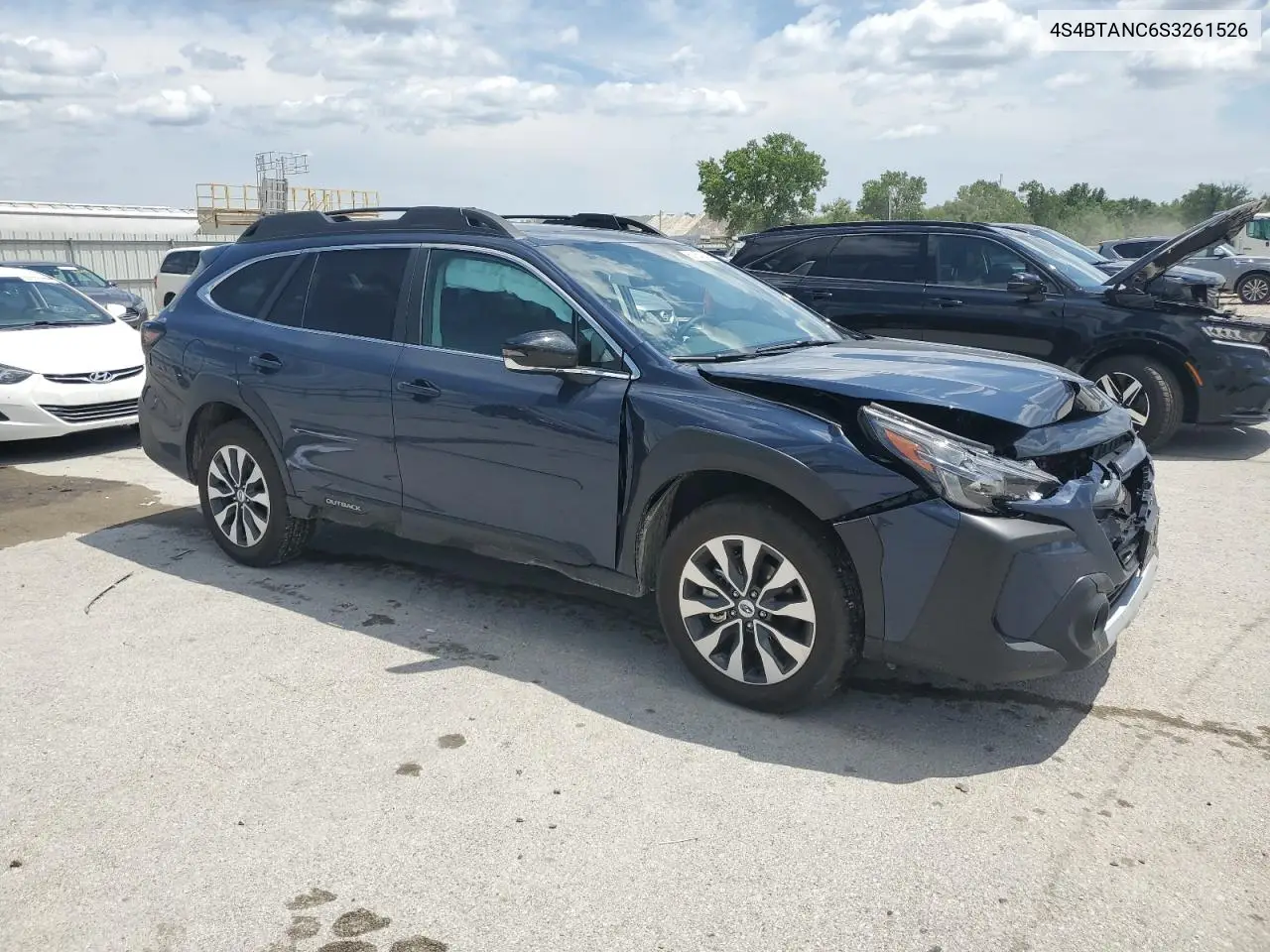 2025 Subaru Outback Limited VIN: 4S4BTANC6S3261526 Lot: 62854045