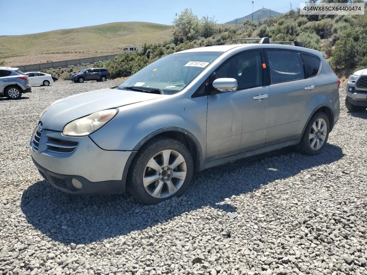 2006 Subaru B9 Tribeca 3.0 H6 VIN: 4S4WX85CX64400474 Lot: 58750745