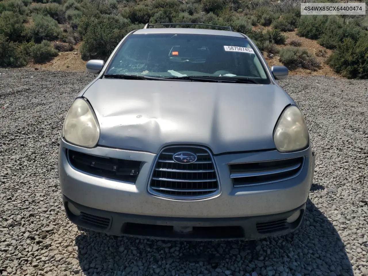 2006 Subaru B9 Tribeca 3.0 H6 VIN: 4S4WX85CX64400474 Lot: 58750745