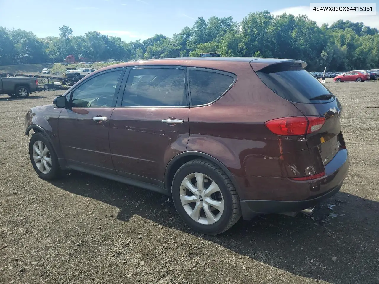 2006 Subaru B9 Tribeca 3.0 H6 VIN: 4S4WX83CX64415351 Lot: 63241425