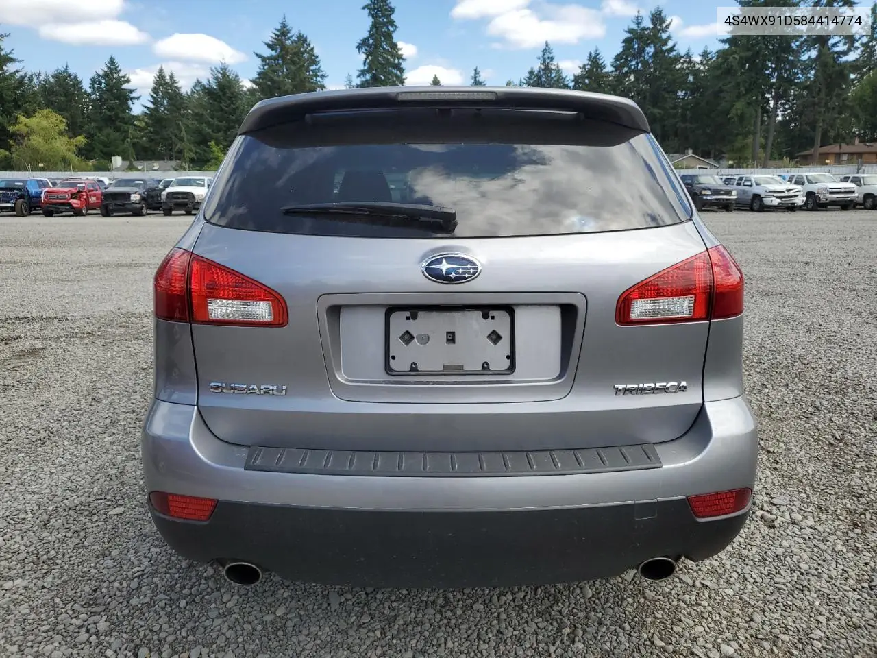 2008 Subaru Tribeca VIN: 4S4WX91D584414774 Lot: 62033865