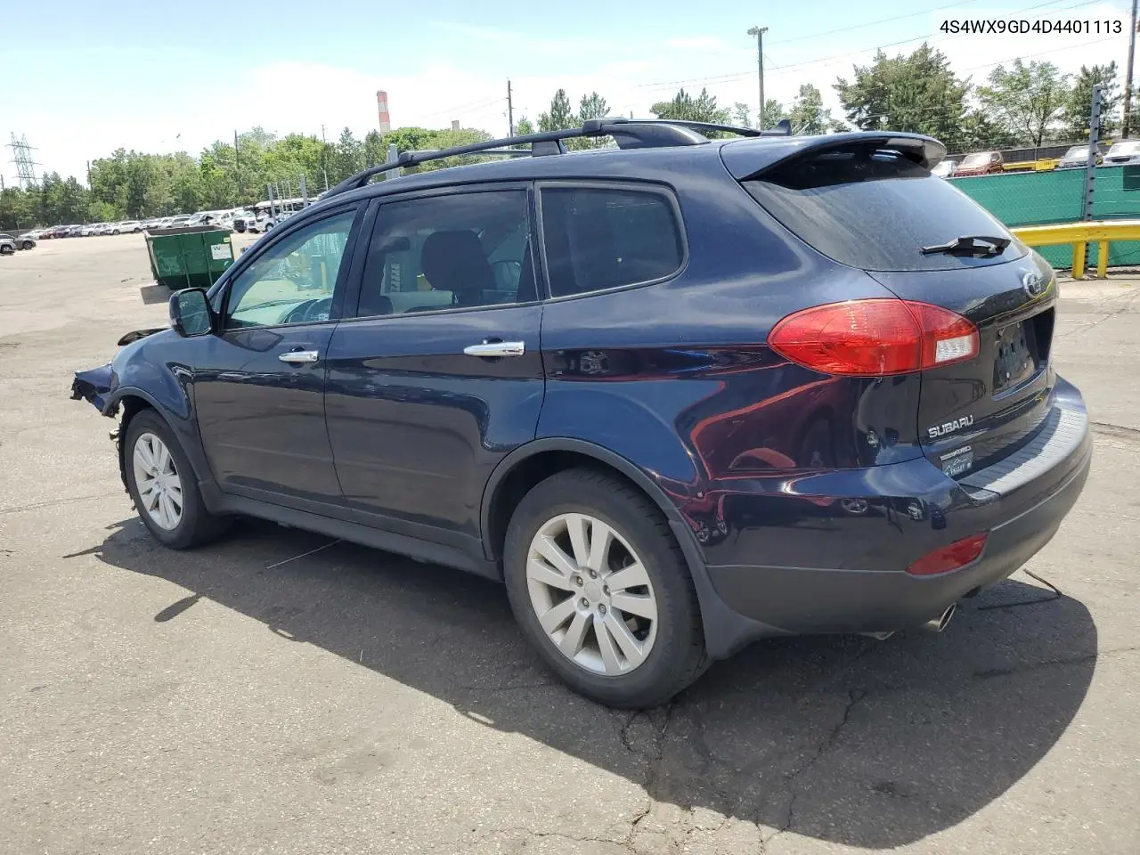 2013 Subaru Tribeca Limited VIN: 4S4WX9GD4D4401113 Lot: 63703635