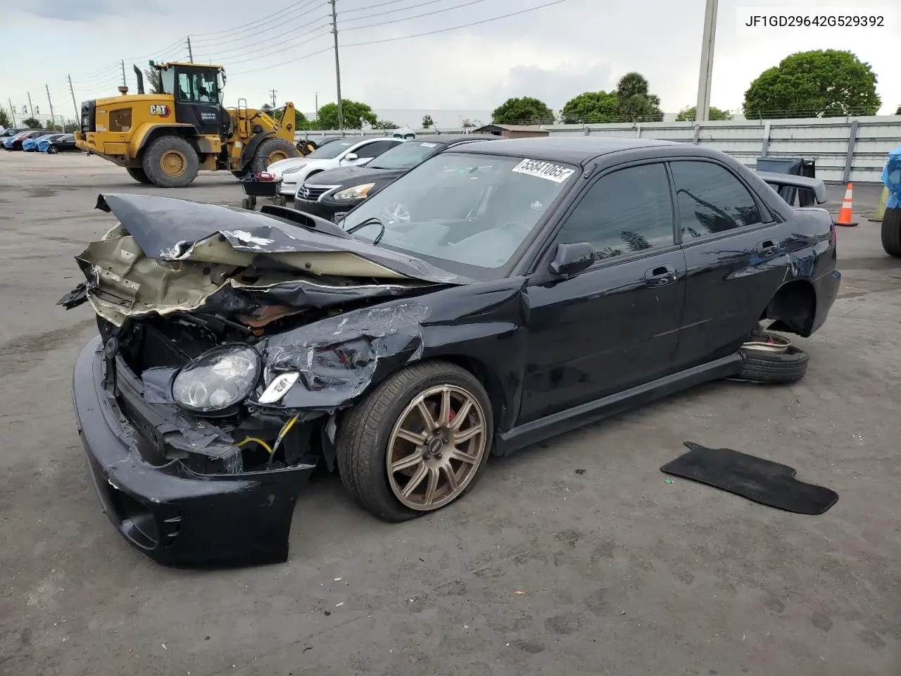 2002 Subaru Impreza Wrx VIN: JF1GD29642G529392 Lot: 55841065