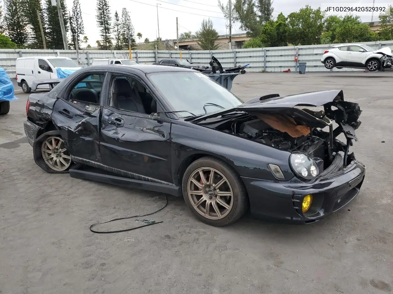 2002 Subaru Impreza Wrx VIN: JF1GD29642G529392 Lot: 55841065