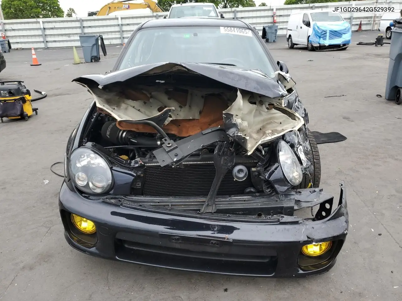 2002 Subaru Impreza Wrx VIN: JF1GD29642G529392 Lot: 55841065