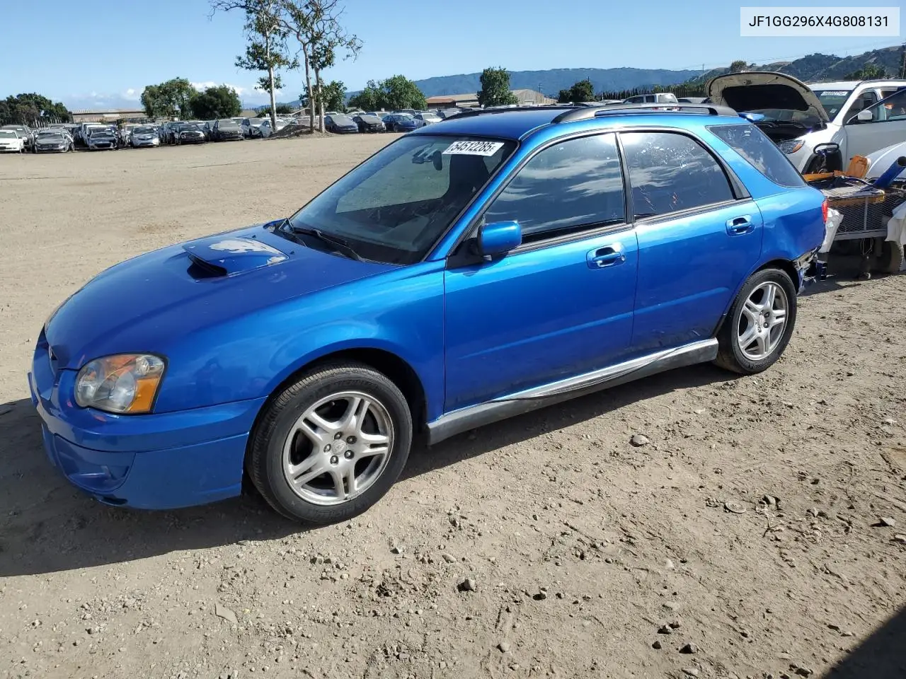 2004 Subaru Impreza Wrx VIN: JF1GG296X4G808131 Lot: 54512285