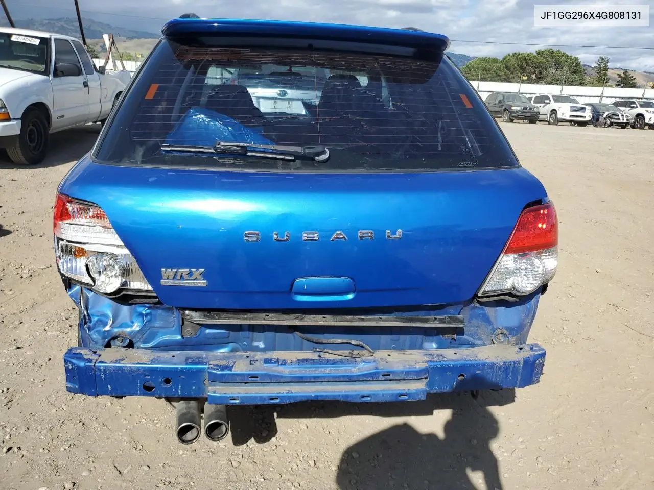 2004 Subaru Impreza Wrx VIN: JF1GG296X4G808131 Lot: 54512285