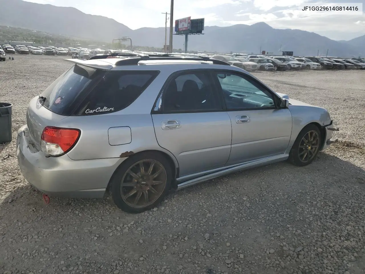 2004 Subaru Impreza Wrx VIN: JF1GG29614G814416 Lot: 56569485
