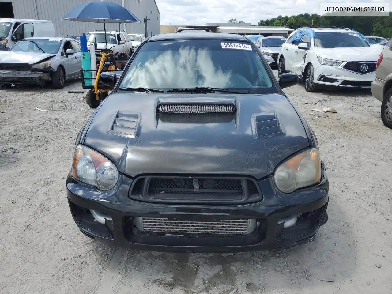 2004 Subaru Impreza Wrx Sti VIN: JF1GD70604L517180 Lot: 56915415