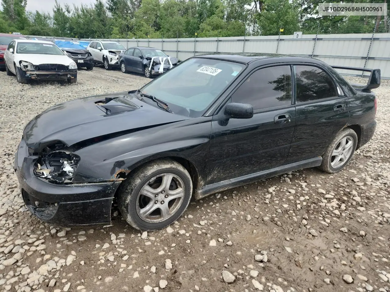 2004 Subaru Impreza Wrx VIN: JF1GD29684H500961 Lot: 62047135