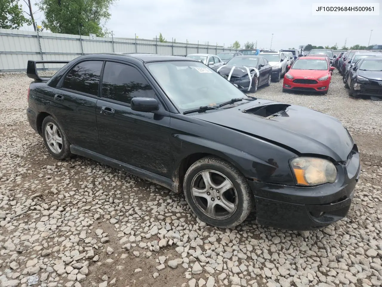 2004 Subaru Impreza Wrx VIN: JF1GD29684H500961 Lot: 62047135